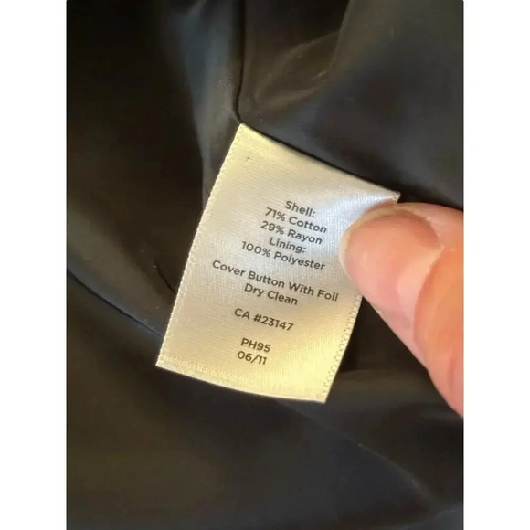 Talbots Black A-Line Skirt Size 14 - Picture 4 of 7